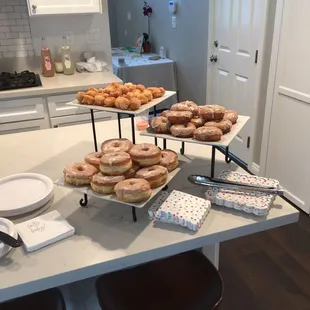 Donuts for my daughter's baby shower! Excellent taste!!