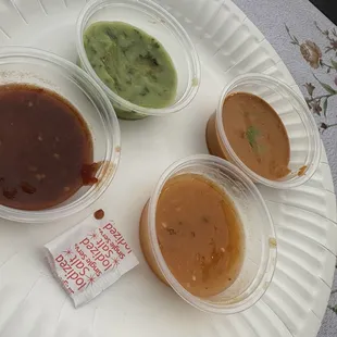 The sauces