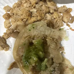 No bueno! Milita was heavy oil and the chicken was plain, no taste.