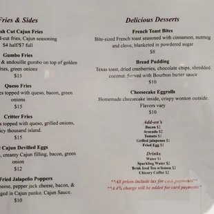 Summer Menu 2024 continued