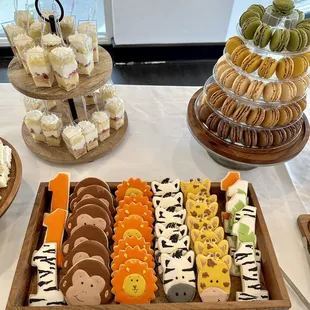 "Wild One" dessert table