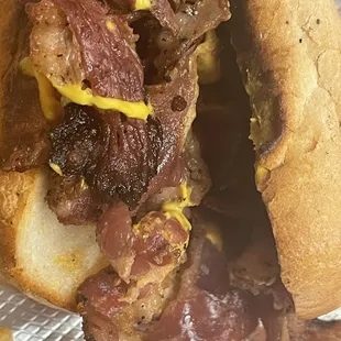 Dried out Burnt Pastrami.