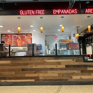 a view of a gluten free restaurant