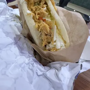 Chicken arepa