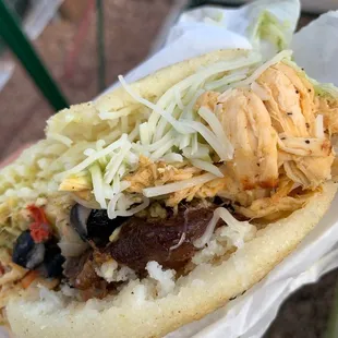 Chicken Arepa
