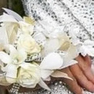 Orchid and rose premium wrist corsage