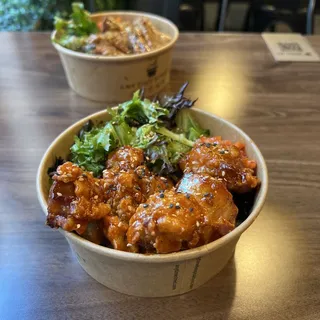 Popcorn Chicken Cupbop