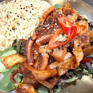 Spicy Squid stir fried Cupbop