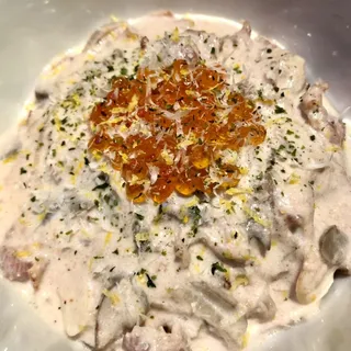 Cod Roe Cream Ramyun w Salmon Caviar