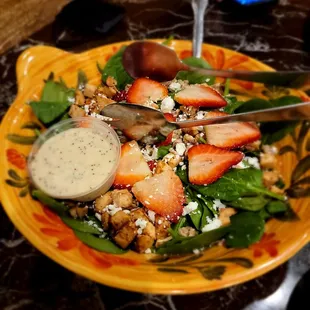 Strawberry &amp; feta salad