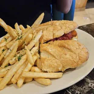 Chicken parm sandwich