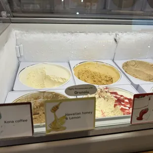 Checking out their flavors