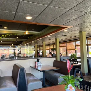 Eating area nice and clean even the restroom