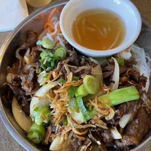 Bun Bo Xao Xa - Lemongrass Beef Vermicelli