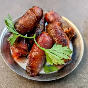 Bacon wrapped dates.  Yes many restaurants have a version, but the AOC one is the best I&apos;ve ever had