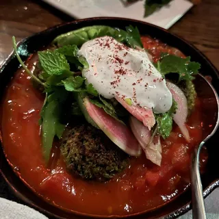 green quinoa dumplings