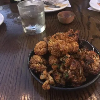 cauliflower, curry & red wine vinegar