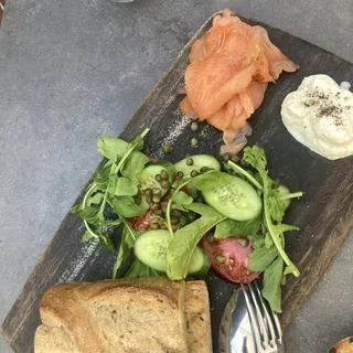 smoked fish plate