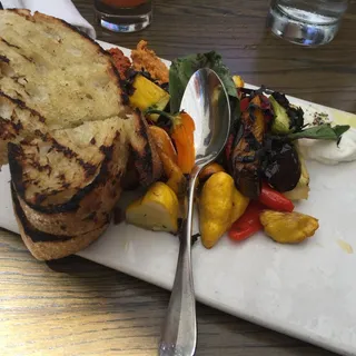 scrambled egg focaccia sandwich