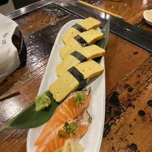 Tamago and Salmon Belly