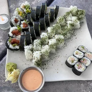 food, sushi and sashimi, sushi, sashimi