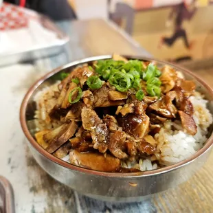Add-on mini Chashu Don. It's pretty big considering that it's a 'mini'