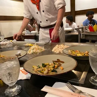 sashimi, sushi, sushi and sashimi, food