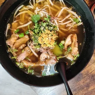 Thai Noodle Soup with duck, Spicy #2