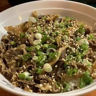 Beef Sukiyaki Rice Bowl
