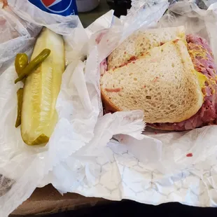 BIG Corned Beef Sandwich Combo