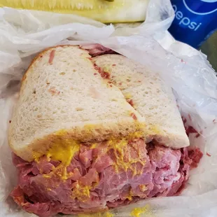 BIG Corned Beef Sandwich Combo