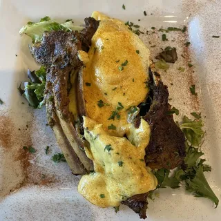 Lamb Chops Eggs Benedict