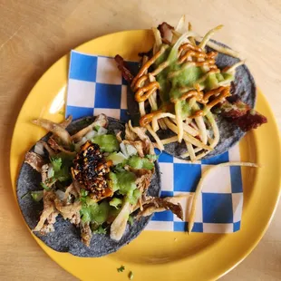 Chicken Milanese and Mushrooms El Isra tacos