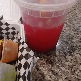 Dragon passionfruit  and pineapple