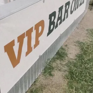 VIP bar near the front/center.