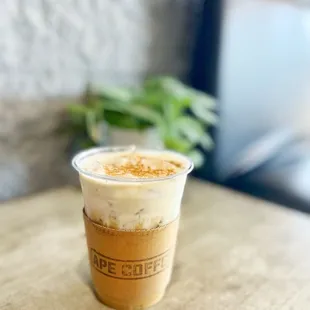 Monkey Business Latte. Yum!! | www.moniquedao.com