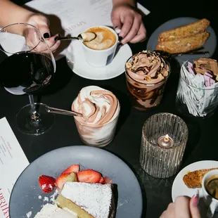A mix of Aperibar&apos;s desserts being enjoyed