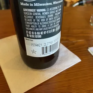 We were here today (3/13). Beer is skunked.