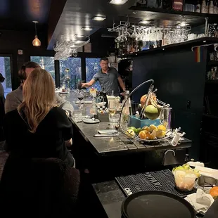 Bar and seating