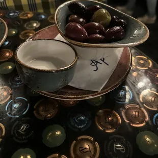 Roasted olives