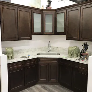 Our Dark Color - York Chocolate Cabinetry.