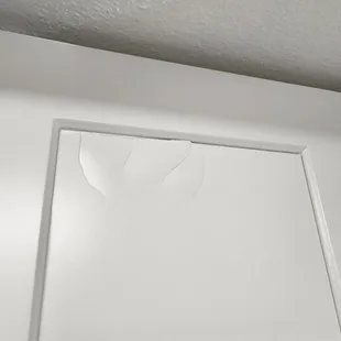 Paint peeling off