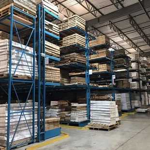 Our Cabinet Warehouse!  RTA Cabinets In Stock and Ready to go!