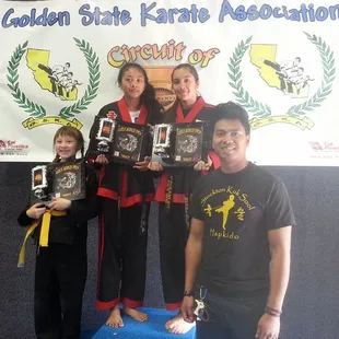 SKSH participation in the tournament hosted by the Golden State Karate Association