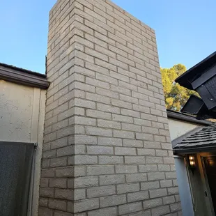 Chimney after replacement