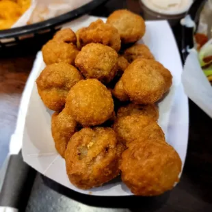 Fried mushrooms