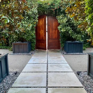 The entrance of The Apiary from inside.