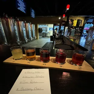 The scene at the bar.