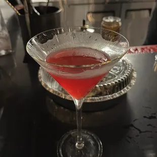 Dirty beet martini
