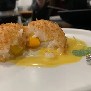 Mango Sticky Rice Arancini